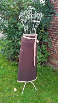 Bockdecke dunkelbraun - beige Stick CS 1